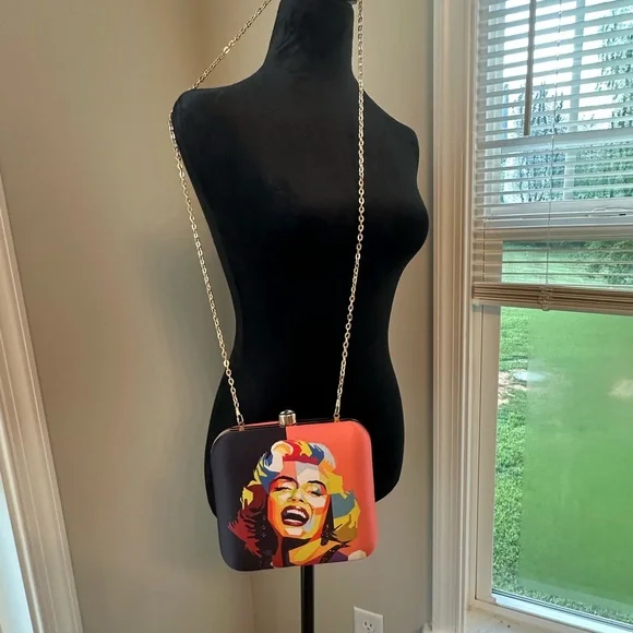 Colorful Pop Art Crossbody Bag - Picture 2 of 3